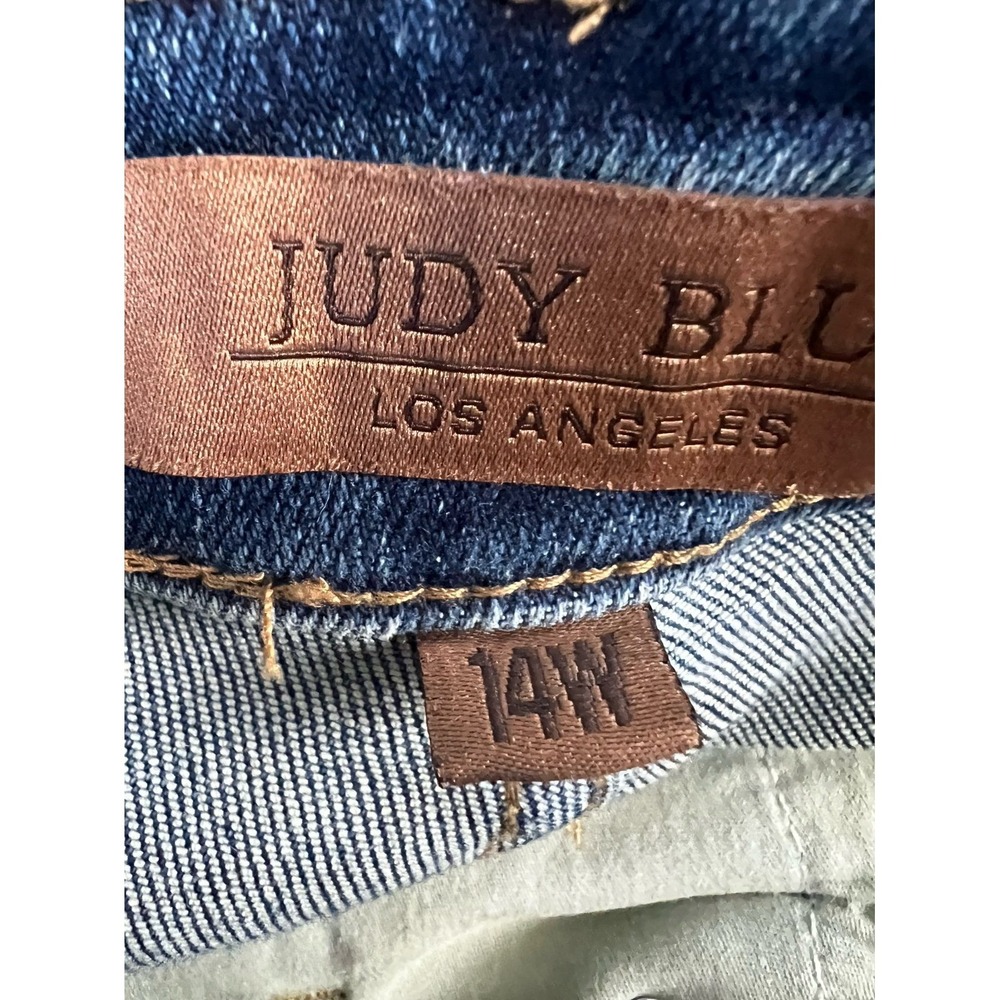 Judy Blue Slim Fit High Rise Jeans Sz 14W JB88776 DK - Picture 4 of 12